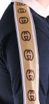 Тёмно-синее поло Gucci Interlocking G stripe