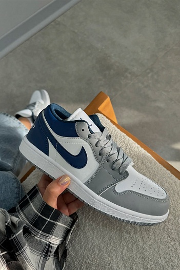 Кроссовки Nike Air Jordan 1 Low "Stealth French Blue"   