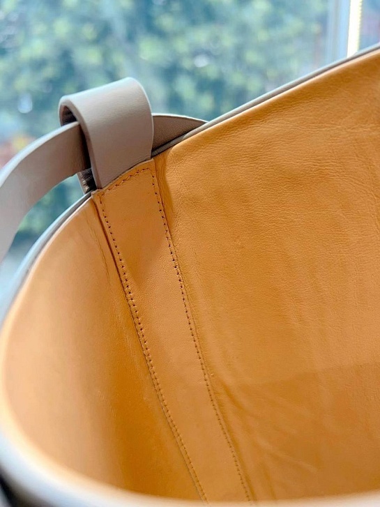 Женские кожаные сапоги Hermes Premium - Grey