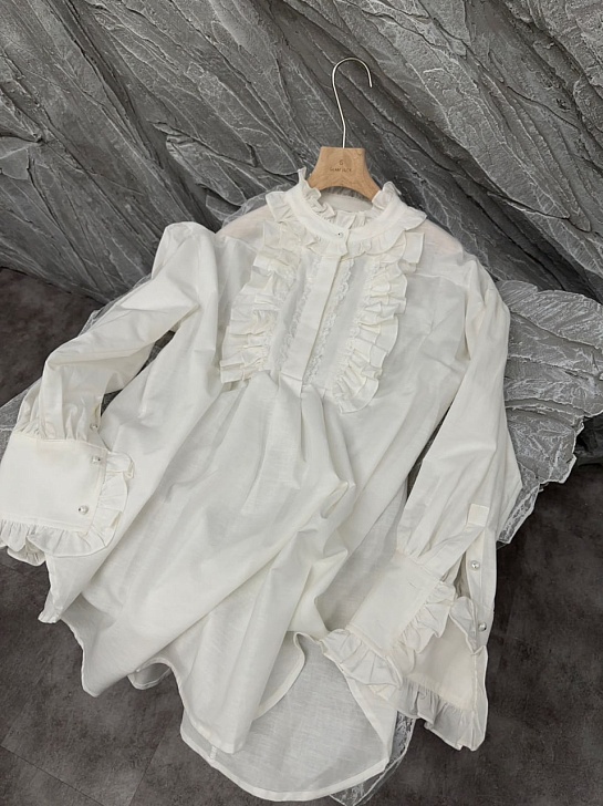 Женская белая рубашка Valentino