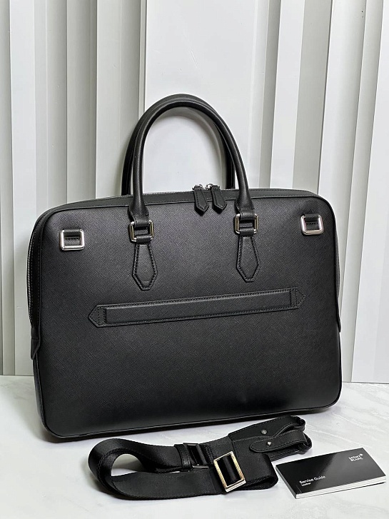 Кожаный портфель Montblanc Sartorial premium 39x28x5 см