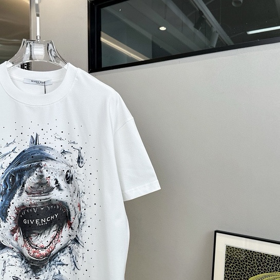 Белая оверсайз футболка Givenchy Premium
