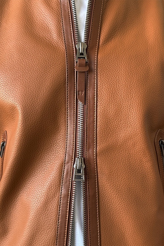 Мужская кожаная куртка Tom Ford Premium