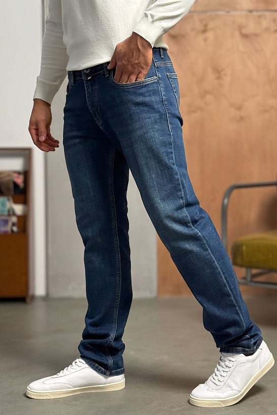 Мужские синие джинсы Paul & Shark regular fit