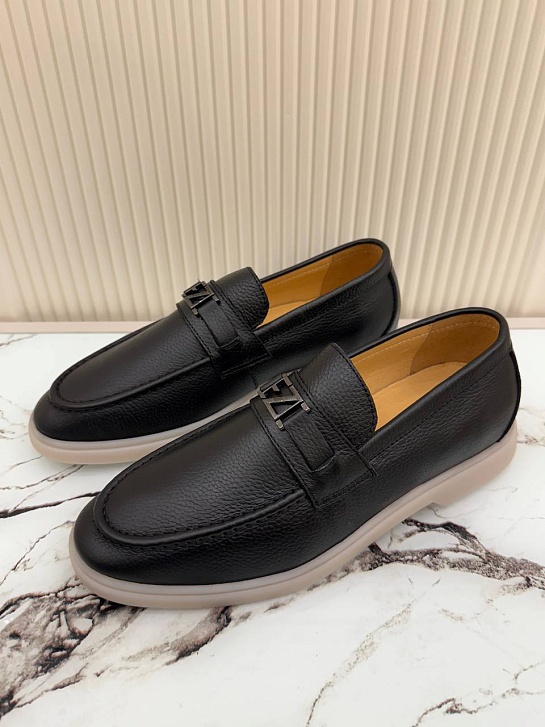 Мужские кожаные лоферы Ermenegildo Zegna