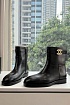 Женские кожаные сапоги Chanel premium