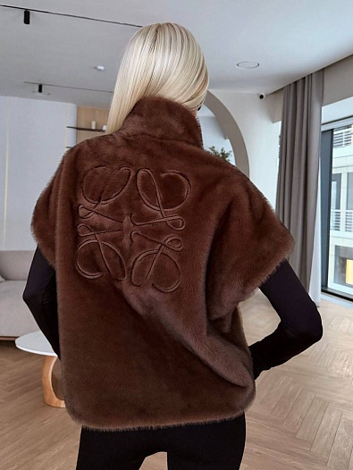 Женская шерстяная безрукавка Loewe premium   