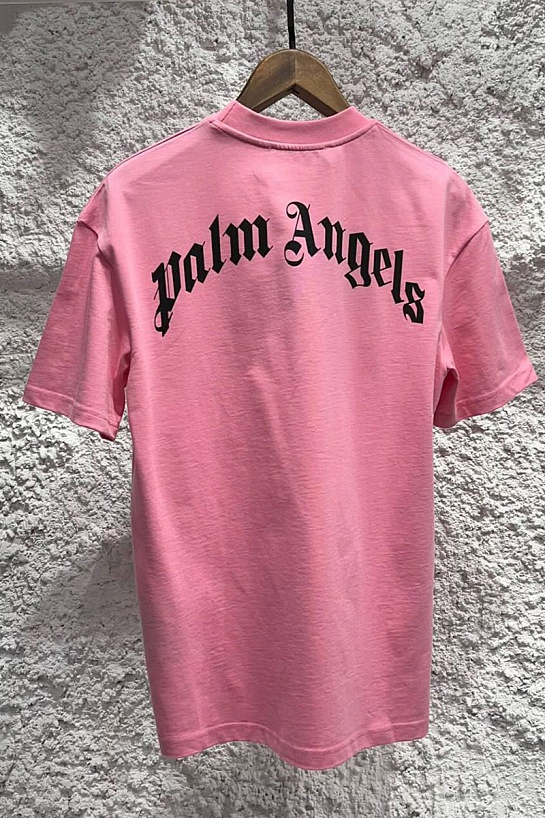 Чёрная оверсайз футболка Palm Angels Leopard Bear