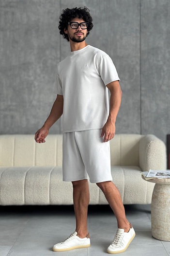 Мужские серые шорты Loro Piana   