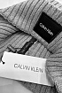 Серая шапка Calvin Klein logo-patch