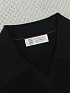 Мужское чёрное поло Brunello Cucinelli Premium
