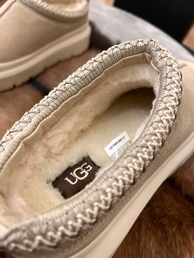 Женские слипоны UGG Tasman Weather Hybrid - Beige / White   
