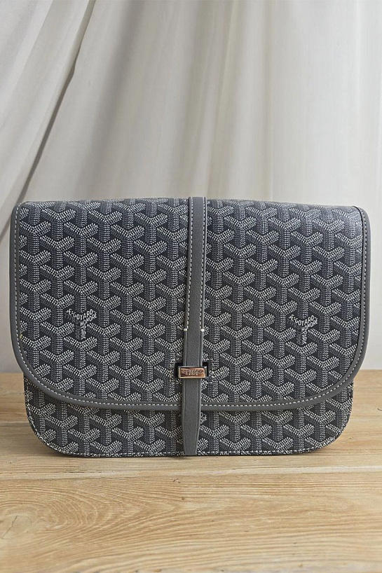 Кожаная сумка Goyard Belvedere MM 27x21 см