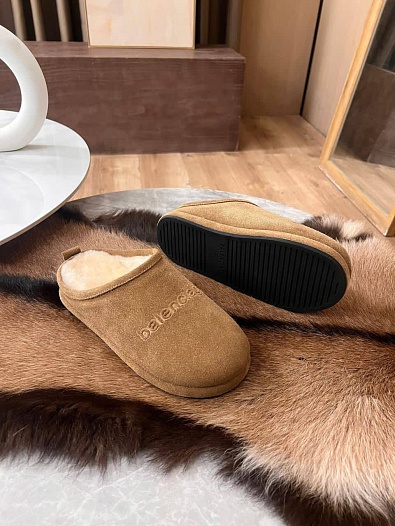 Женские ботинки сабо Balenciaga Alaska 55 premium - Beige   