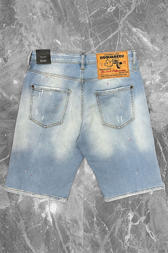 Мужские джинсовые шорты Dsquared2 Denim - Light Blue