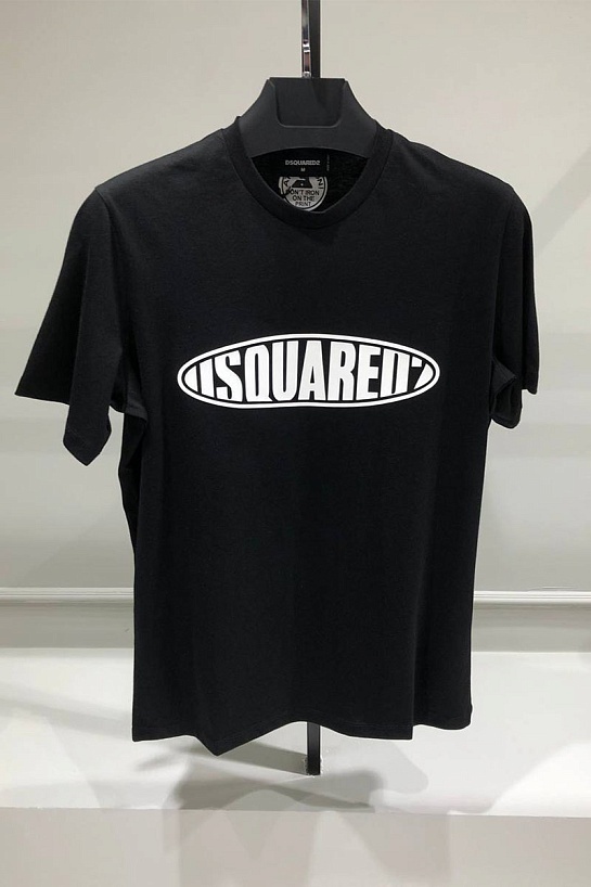 Чёрная футболка Dsquared2 Surf Board