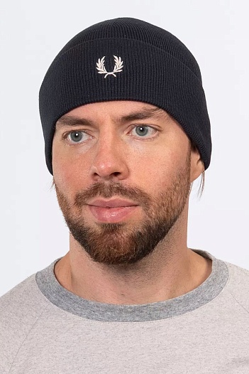 Шапка Fred Perry logo-embroidered - Navy   