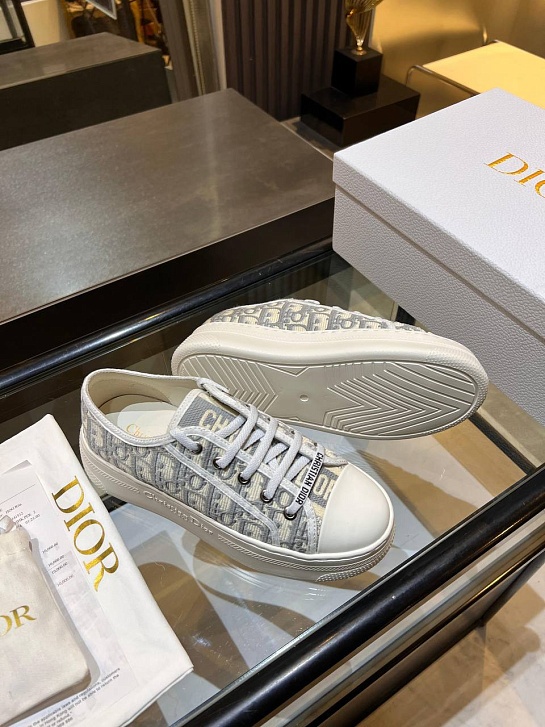 Женские кеды на платформе Dior Walk'n' premium