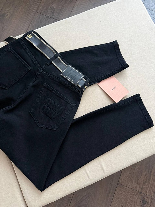 Женские джинсы boyfriend MIU MIU Premium - Black