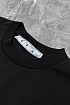 Чёрная оверсайз футболка Off-White Flash Date Camera