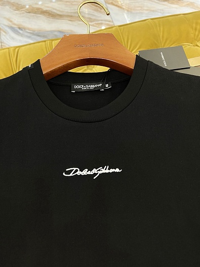 Мужская футболка Dolce & Gabbana Premium - Black   