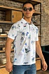Мужское поло Etro "Floral" - White