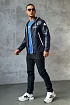 Мужская тёмно-синяя ветровка Moncler Vaugirard