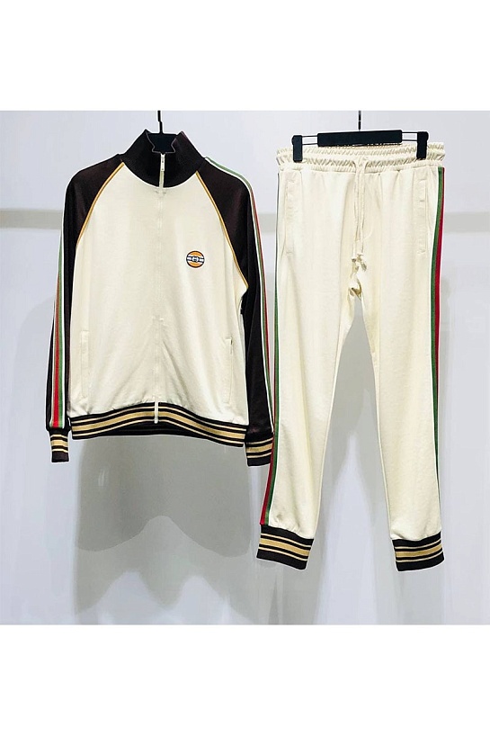Мужские штаны Gucci Technical Jersey - Beige