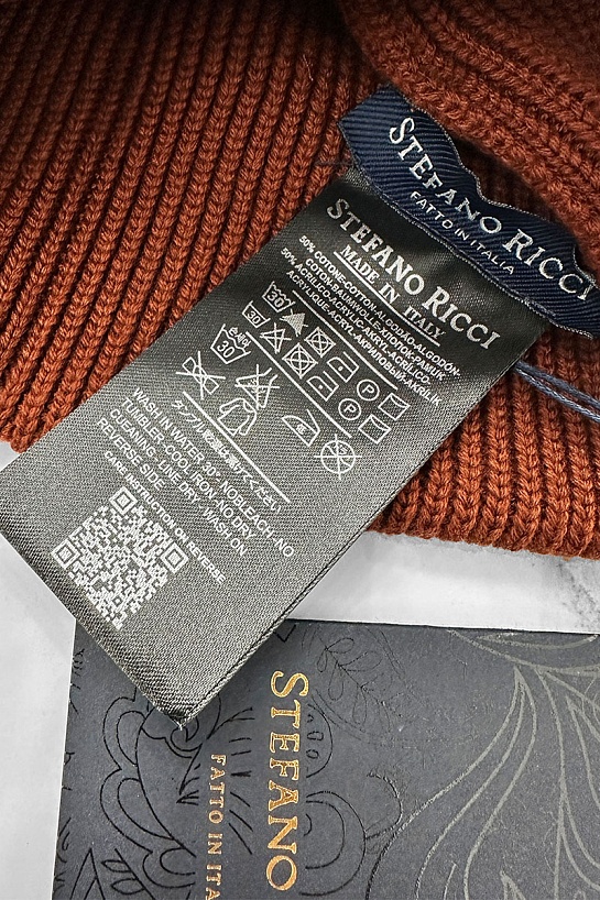 Шапка Stefano Ricci logo-embroidered - Ginger