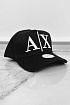 Бейсболка чёрного цвета Armani Exchange embroidered-logo
