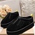 Меховые женские слипоны UGG Tassle - Black