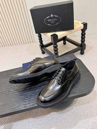 Лакированные ботинки Prada premium - Black   