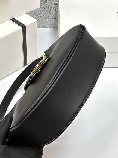 Женская сумка Celine Ava Tromphe Premium 24.5x17x9 см - Black   
