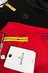 Мужская брендовая футболка Moncler Rubber Logo - Red