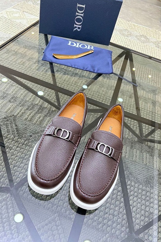 Мужские кожаные лоферы Dior