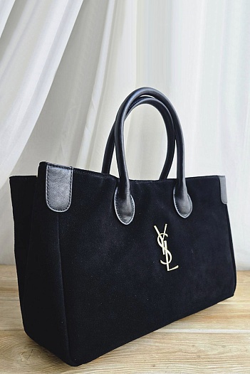 Замшевая сумка Yves Saint Laurent 39x23 см   
