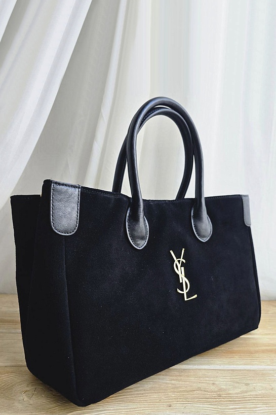 Замшевая сумка Yves Saint Laurent 39x23 см