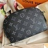 Кожаная косметичка Louis Vuitton Pouch PM Monogram Canvas 19x12 см - Black