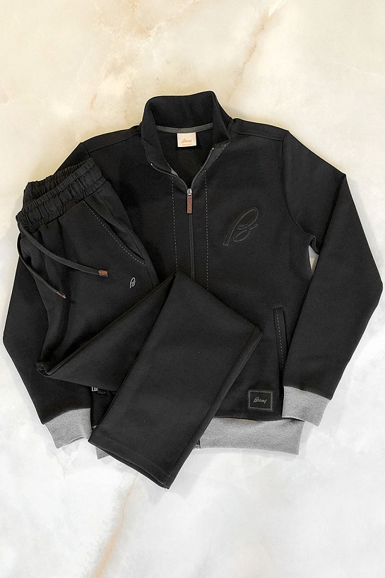 Мужские чёрные штаны Brioni