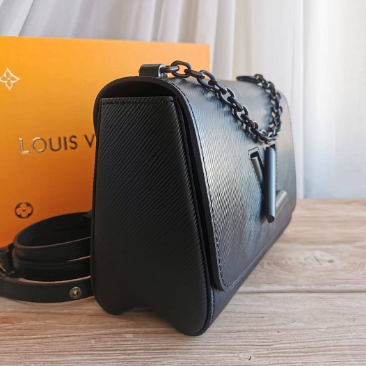 Сумка Louis Vuitton Twist MM 23x17x9.5 см - Black   