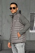 Мужской жилет Emporio Armani 7 серо-бежевого цвета