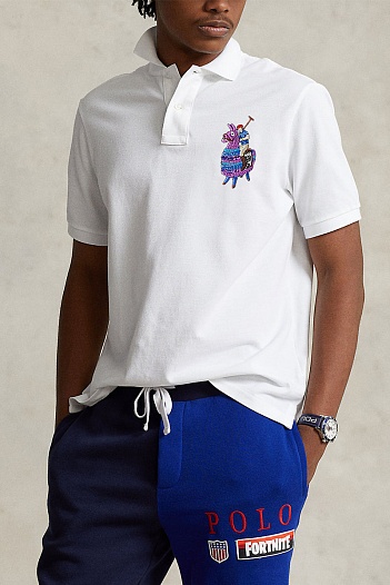 Поло белого цвета Polo Ralph Lauren x Fortnite   