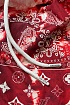 Мужские красные шорты Louis Vuitton monogram bandana