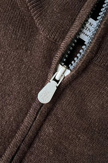 Кашемировый свитер Brunello Cucinelli Premium - Brown   