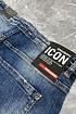 Мужские джинсовые шорты Dsquared2 x Ibrahimovic "ICON"