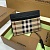 Кожаный кардхолдер Burberry Premium 10x7 см