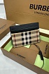 Кожаный кардхолдер Burberry Premium 10x7 см