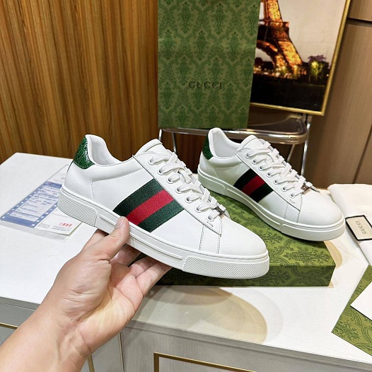 Мужские кроссовки Gucci Ace - White   