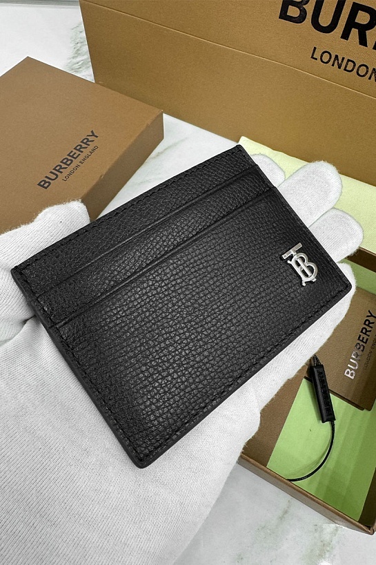 Кожаный кардхолдер Burberry Premium 10x7 см