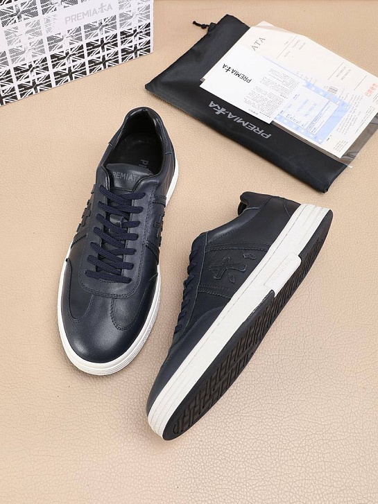 Кожаные кроссовки Premiata Bonnie - Navy
